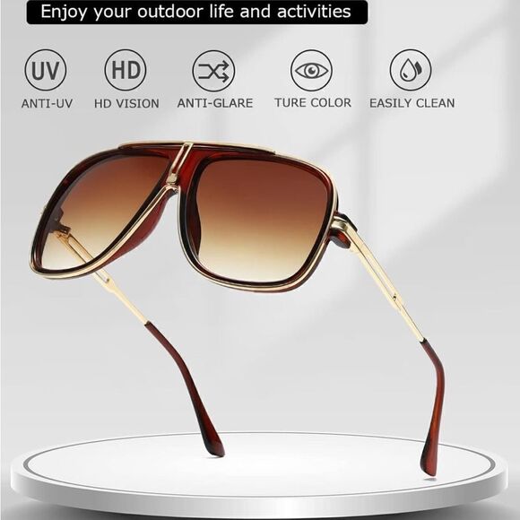 Men’s Aviator Sunglasses - Picture 4 of 6